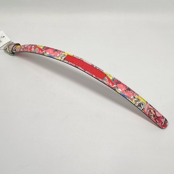 Christian Louboutin Loubicollar printed leather dog collar - Picture 2 of 8